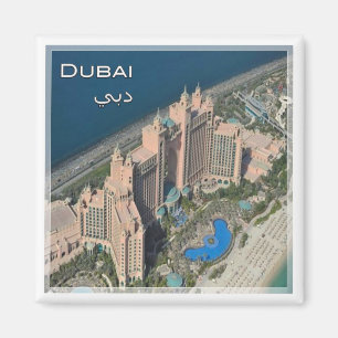 zAE049 DUBAI in ATLANTIS, UAE, Fridge Magnet
