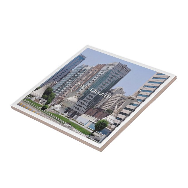 zAE055 ABU DHABI city center, UAE, Ceramic Tile (Side)