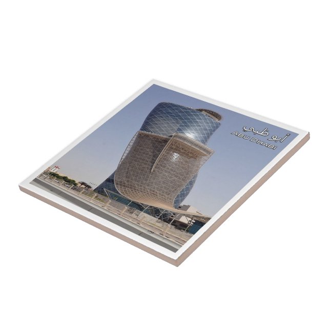 zAE057 CAPITAL GATE Abu Dhabi, UAE, Asia Ceramic Tile (Side)