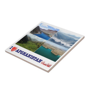 zAF005 I Love AFGHANISTAN, Landscapes, Ceramic Tile
