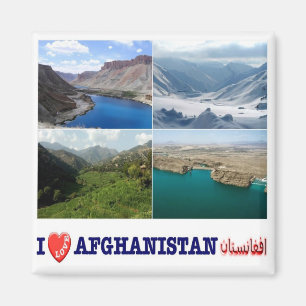 zAF005 I Love AFGHANISTAN, Landscapes, Fridge Magnet
