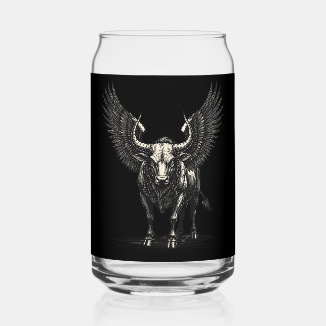 Zagan Unleashed Can Glass (Back)