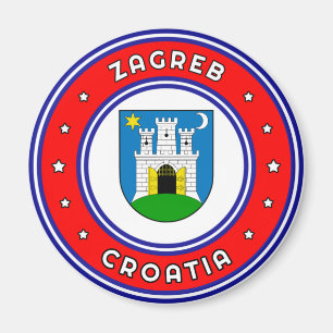 Zagreb Coat Of Arms Croatia Magnet