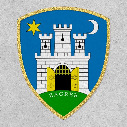 Zagreb Coat of Arms Patch