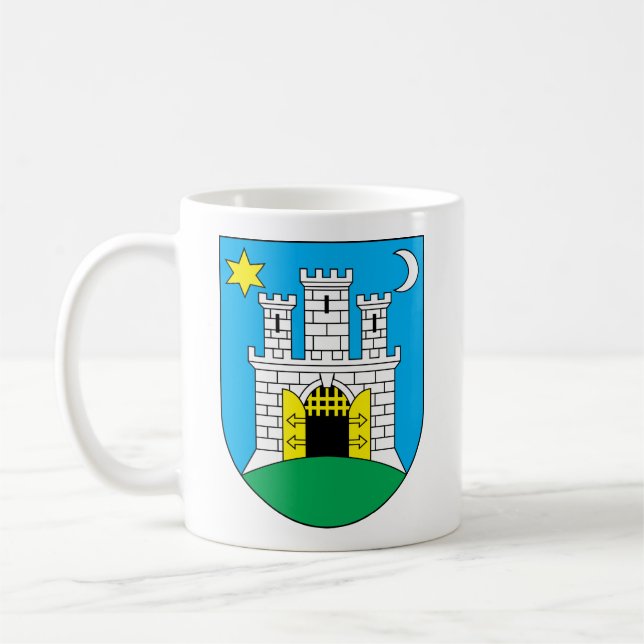 zagreb, Croatia Coffee Mug (Left)