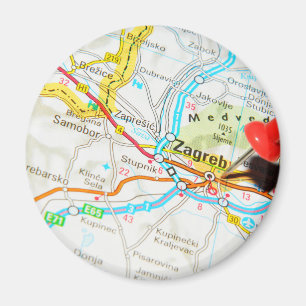 Zagreb, Croatia Magnet