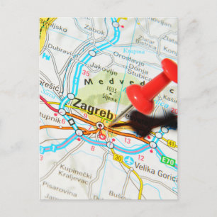 Zagreb, Croatia Postcard