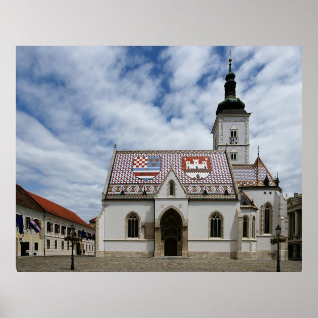 Zagreb Hrvatska Poster (Front)