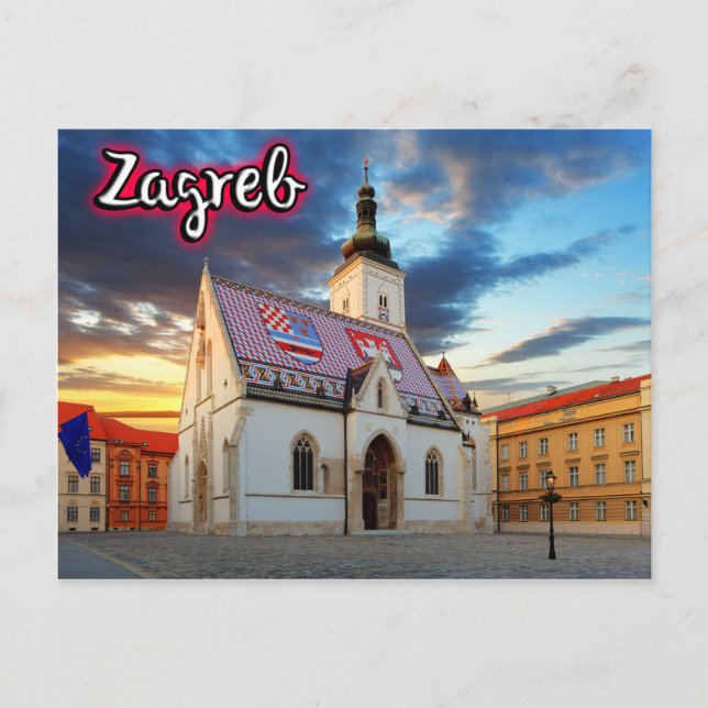 Zagreb Postcard (Front)