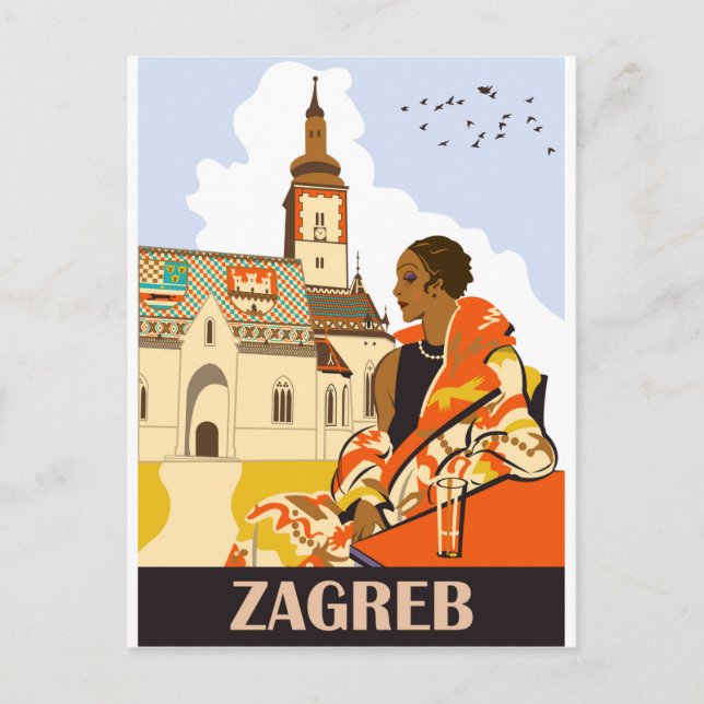 Zagreb Postcard (Front)