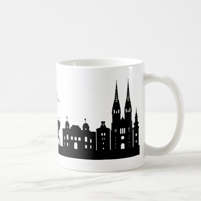 Zagreb silhouette mug (Right)