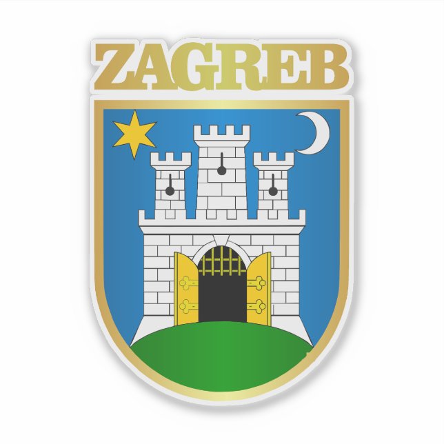Zagreb Sticker (Front)