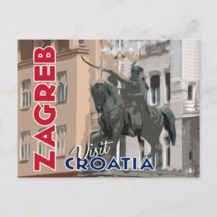 Zagreb, Visit Croatia Postcard
