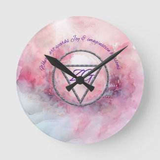 ZahariaGrace Brand Merchandize Round Clock