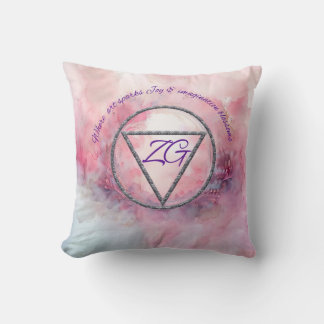 ZahariaGrace Brand Merchandize Throw Pillow