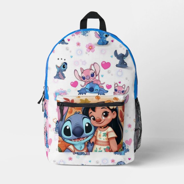 Zaino Stitch Printed Backpack (Front)