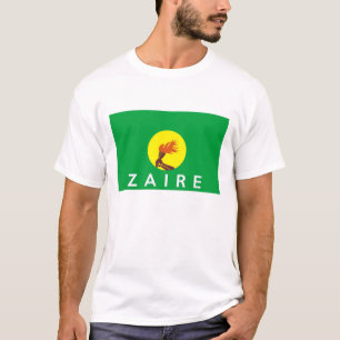 zaire congo country flag symbol name text T-Shirt
