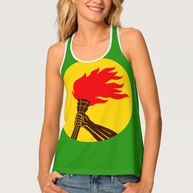 Zaire Flag Tank Top (Front)