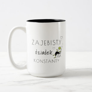 Żajebisty Dziadek Personalized Mug Funny Polish