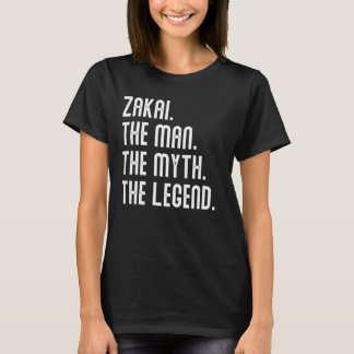 ZAKAI Man Myth Legend Shirt For Mens Funny ZAKAI