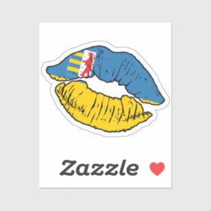 Zakarpattia Oblast Carpathian Ruthenia Lipstick Lo Sticker