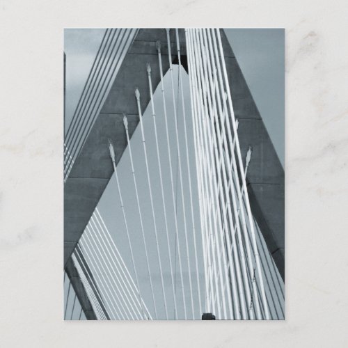 Zakim Bridge Boston Postcard