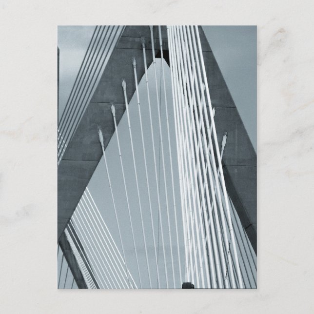 Zakim Bridge Boston Postcard (Front)