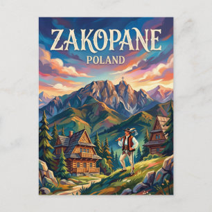 Zakopane Poland Postcard