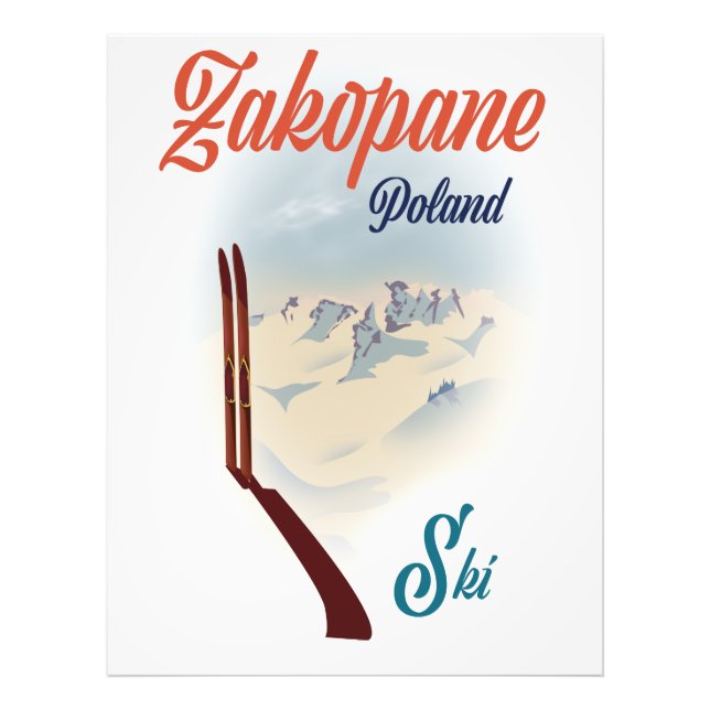Zakopane Poland ski poster (Front)