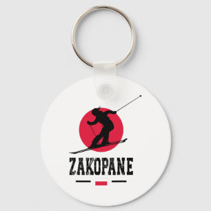 Zakopane Poland Ski Resort Tatra Polish Skiing Sou Keychain