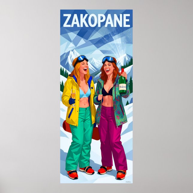 Zakopane Winter Après-Ski Escape Poster (Front)