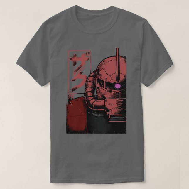 Zaku Half Face T-Shirt (Design Front)