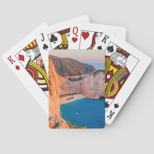 Zakynthos, Greece. Poker Cards (Back)