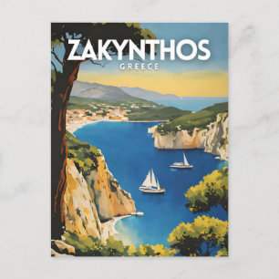 Zakynthos Greece Postcard