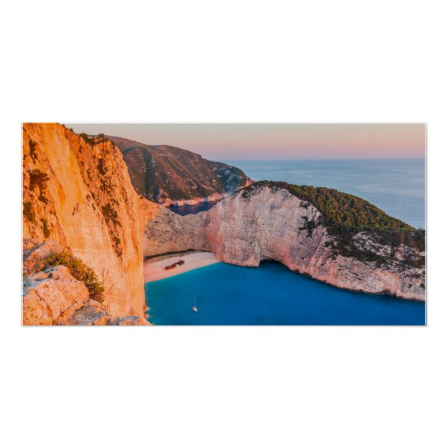 Zakynthos, Greece. Poster (Front)