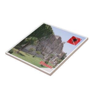 zAL009 ELBASAN Castle Albania, Ceramic Tile