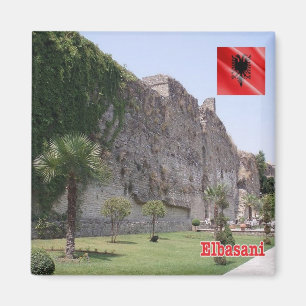 zAL009 ELBASAN Castle Albania, Fridge Magnet