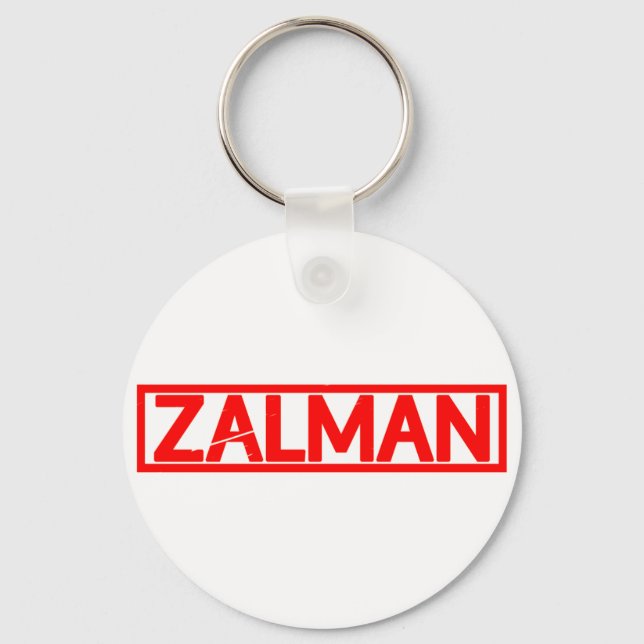 Zalman Stamp Keychain (Front)