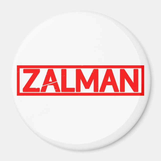 Zalman Stamp Magnet (Front)