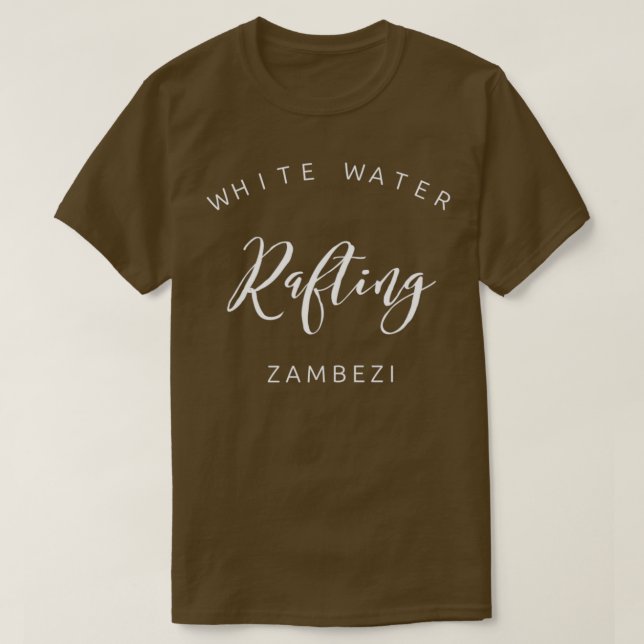 Zambezi White Water Rafting T-Shirt (Design Front)