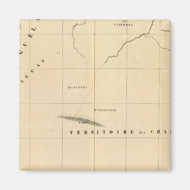 Zambia, Africa 45 Magnet (Front)