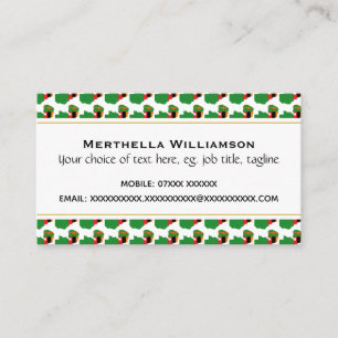 ZAMBIA Christian Scripture John 3:16 Business Card