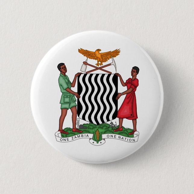 zambia emblem button (Front)