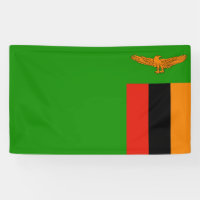 Zambia flag banner