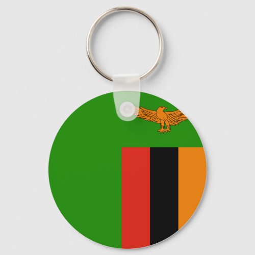 Zambia Flag Keychain