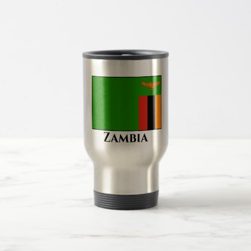 Zambia Flag Travel Mug