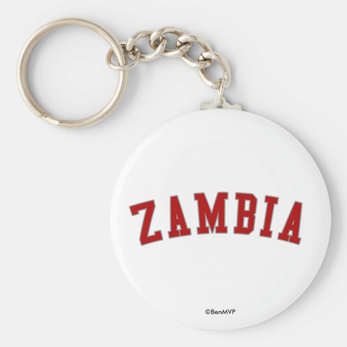 Zambia Keychain