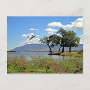 Zambia landscape postcard