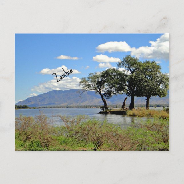 Zambia landscape postcard (Front)