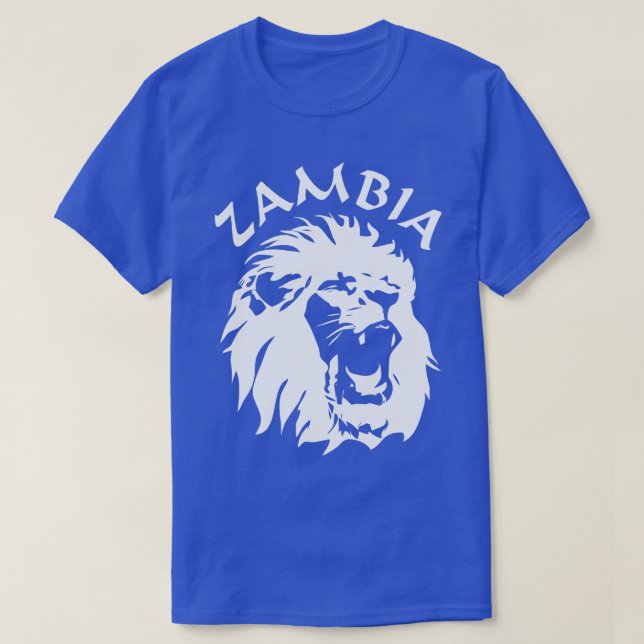Zambia Lion T-Shirt (Design Front)